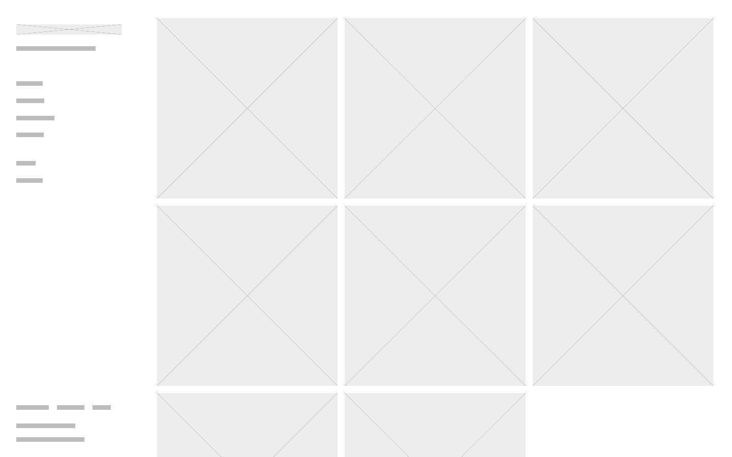 Gallery theme, layout only